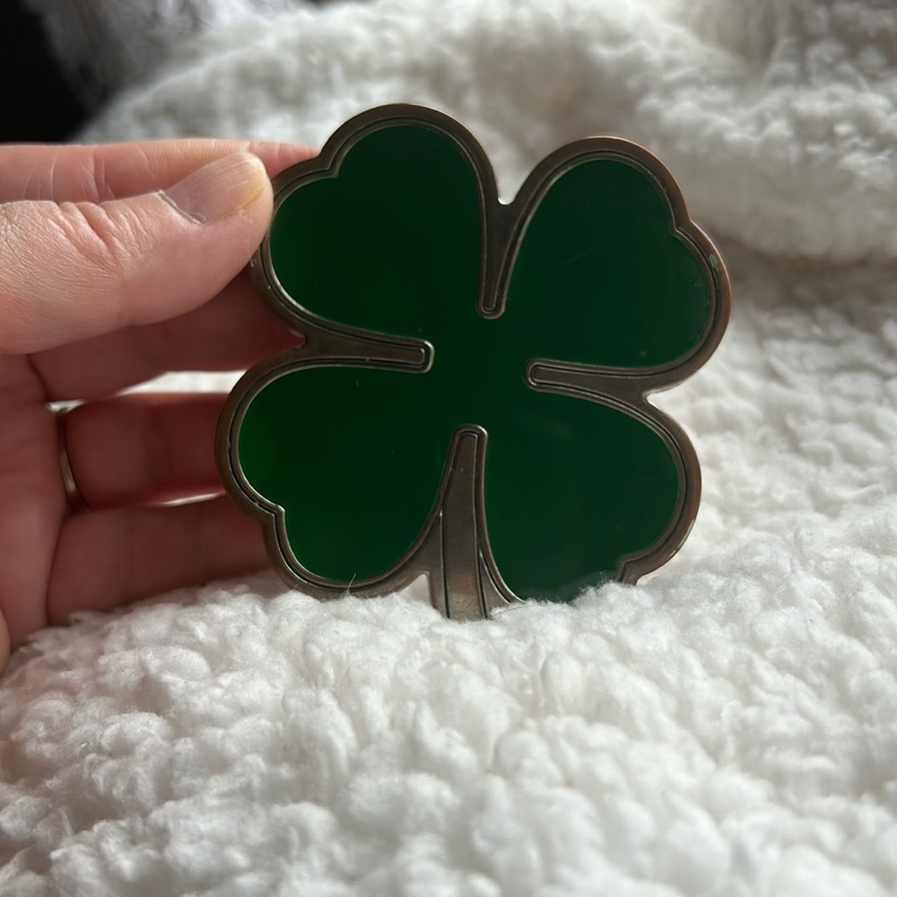 4 Leaf Clover 🍀 Belt Buckle by Buckle Zone